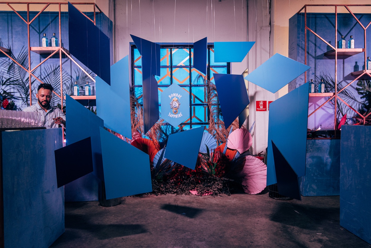 Case Bombay Sapphire · A Arte dos Sentidos